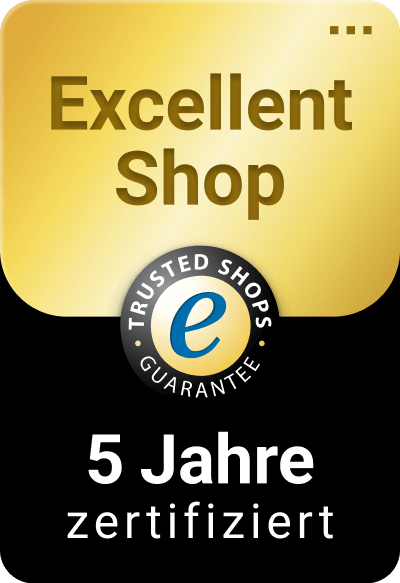 Trusted Shops keurmerk - al vijf jaar gecertificeerd! 