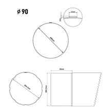 Regenpijp | Staal | Ø 90 mm | 7024 - Grafietgrijs | Lengte = 1 m #2