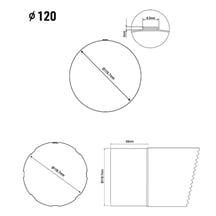 Regenpijp | Staal | Ø 120 mm | 028 - Kersrood | Lengte = 3 m #2