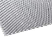 Polycarbonaat kanaalplaat | 10 mm | Breedte 2100 mm | Helder | Dubbelzijdige UV-bescherming | 2000 mm #1