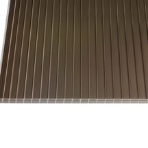 Polycarbonaat kanaalplaat | 16 mm | Breedte 980 mm | Brons | Dubbelzijdige UV-bescherming | 2000 mm #4