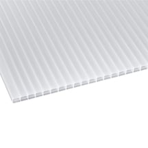 Polycarbonaat kanaalplaat | 16 mm | Breedte 1200 mm | Opaal wit | Dubbelzijdige UV-bescherming | 6000 mm #1