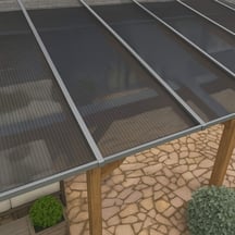Polycarbonaat kanaalplaat | 16 mm | Breedte 980 mm | Antracietgrijs | Novalite | 2000 mm #4