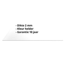 Polycarbonaat massieve plaat | 2 mm | Helder | 1,50 x 1,00 m #2