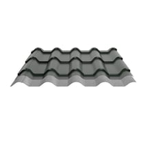 Dakpanplaat EUROPA | Anti-Drup 700 g/m² | Staal 0,63 mm | 25 µm Polyester | 6020 - Chroomoxydegroen #4