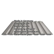 Damwandplaat 20/1100 | Gevel | Staal 0,50 mm | 25 µm Polyester | 9007 - Grijs aluminiumkleurig #2