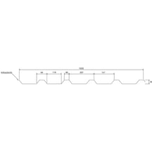 Damwandplaat 35/207 | Dak | Anti-Drup 1000 g/m² | Staal 0,75 mm | 60 µm Puramid | 7016 - Antracietgrijs #10