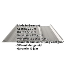 Damwandplaat 45/333 | Dak | Anti-Drup 1000 g/m² | Staal 0,50 mm | 25 µm Polyester | 9007 - Grijs aluminiumkleuri #2