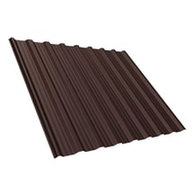 Damwandplaat T18DR | Dak | Anti-Drup 700 g/m² | Staal 0,40 mm | 25 µm Polyester | 8017 - Chocoladebruin #1