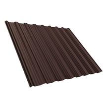 Damwandplaat T18DR | Dak | Anti-Drup 700 g/m² | Staal 0,50 mm | 25 µm Polyester | 8017 - Chocoladebruin #1