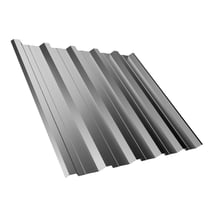 Damwandplaat T35DR | Dak | Staal 0,50 mm | 25 µm Polyester | 9007 - Grijs aluminiumkleurig #1