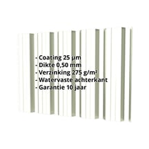 Damwandplaat T35DR | Gevel | Staal 0,50 mm | 25 µm Polyester | 9002 - Grijswit #2