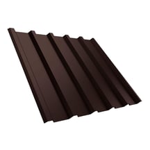 Damwandplaat T35M | Dak | Staal 0,50 mm | 35 µm Mattpolyester | 8017 - Chocoladebruin #1