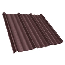 Damwandplaat T45/333M | Dak | Anti-Drup 700 g/m² | Staal 0,50 mm | 50 µm PURMAT® | 8017 - Chocoladebruin #1