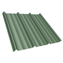 Damwandplaat T45/333M | Dak | Anti-Drup 700 g/m² | Staal 0,50 mm | 25 µm Polyester | 6011 - Resedagroen #1