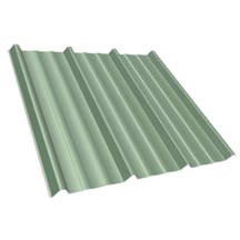 Damwandplaat T45/333M | Dak | Anti-Drup 700 g/m² | Staal 0,75 mm | 25 µm Polyester | 6011 - Resedagroen #2