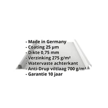 Felsplaat 33/500-LE | Dak | Anti-Drup 1000 g/m² | Staal 0,75 mm | 25 µm Polyester | 9006 - Zilver-Metallic #2