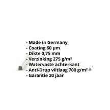 Felsplaat 33/500-LE | Dak | Anti-Drup 1000 g/m² | Staal 0,75 mm | 60 µm Puramid | 9002 - Grijswit #2