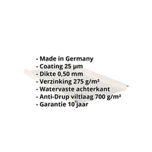 Felsplaat 33/500-LE | Dak | Anti-Drup 700 g/m² | Staal 0,50 mm | 25 µm Polyester | 9002 - Grijswit #2