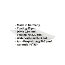 Felsplaat 33/500-LE | Dak | Anti-Drup 700 g/m² | Staal 0,50 mm | 25 µm Polyester | 9006 - Zilver-Metallic #2