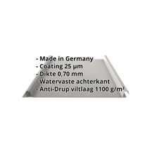 Felsplaat 33/500-LE | Dak | Anti-Drup 700 g/m² | Aluminium 0,70 mm | 25 µm Polyester | 9007 - Grijs aluminiumkleurig #2