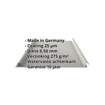 Felsplaat 33/500-LE | Dak | Staal 0,50 mm | 25 µm Polyester | 9007 - Grijs aluminiumkleurig #2