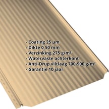 Felsplaat PD-510-S | Mikro | Anti-Drup 700 g/m² | Staal 0,50 mm | 25 µm Polyester | 1002 - Zandgeel #2