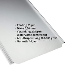 Felsplaat PD-510-S | Vlak | Anti-Drup 700 g/m² | Staal 0,50 mm | 25 µm Polyester | 7035 - Lichtgrijs #2