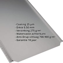 Felsplaat PD-510-S | Vlak | Anti-Drup 700 g/m² | Staal 0,50 mm | 25 µm Polyester | 9007 - Grijs aluminiumkleurig #2