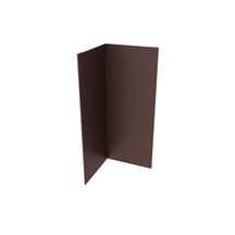 Binnenhoek | 100 x 100 x 2000 mm | Staal 0,75 mm | 25 µm Polyester | 8017 - Chocoladebruin #1