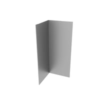 Binnenhoek | 150 x 150 x 2000 mm | Staal 0,50 mm | 25 µm Polyester | 9007 - Grijs aluminiumkleurig #1