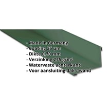 Muuraansluiting | 160 x 115 mm | 95° | Aluminium 0,70 mm | 25 µm Polyester | 6005 - Mosgroen #2