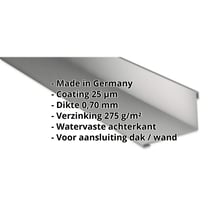 Muuraansluiting | 220 x 150 mm | 95° | Aluminium 0,70 mm | 25 µm Polyester | 9007 - Grijs aluminiumkleurig #2