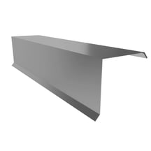 Windveer | 110 x 100 x 2000 mm | Staal 0,50 mm | 25 µm Polyester | 9007 - Grijs aluminiumkleurig #1