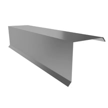 Windveer | 110 x 100 x 2000 mm | Staal 0,75 mm | 25 µm Polyester | 9007 - Grijs aluminiumkleurig #1