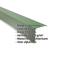 Windveer | 150 x 150 mm | Staal 0,50 mm | 25 µm Polyester | 6002 - Loofgroen #2