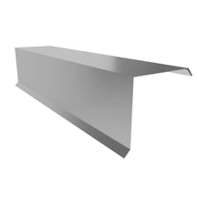 Windveer | 150 x 150 x 2000 mm | Staal 0,50 mm | 25 µm Polyester | 9006 - Zilver-Metallic #1