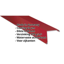 Windveer | 200 x 200 mm | Staal 0,50 mm | 25 µm Polyester | 3005 - Wijnrood #2