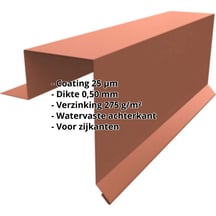 Windveer | Felsplaat PD-510-S | Staal 0,50 mm | 25 µm Polyester | 8004 - Koperbruin #2