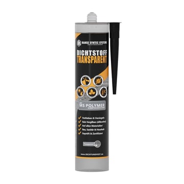 Afdichtingskit TRANSPARENT | Lijm en Afdichtingskit | Transparant | Inhoud 290 ml