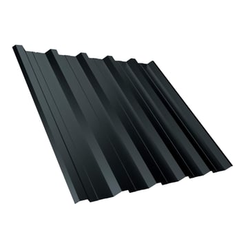 Damwandplaat T35DR | Dak | Aluminium 0,70 mm | 25 µm Polyester | 7016 - Antracietgrijs