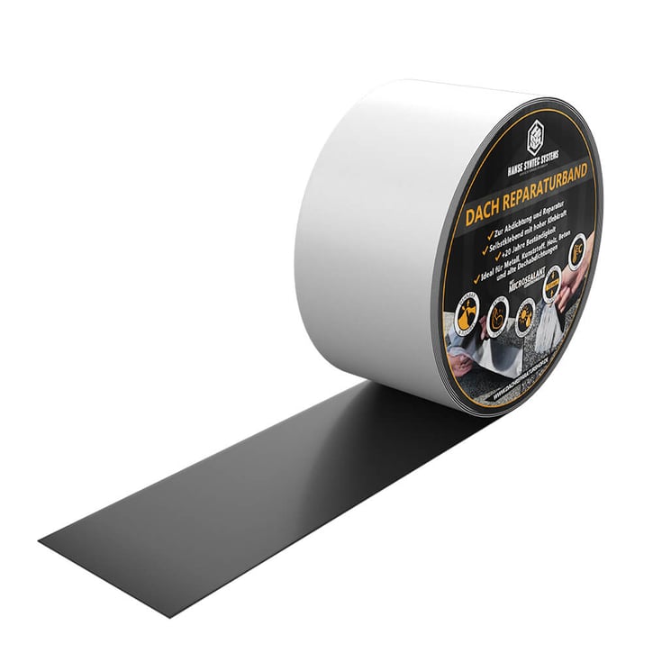 Dakreparatietape met MicroSealant® | Breedte 50 mm | Lengte 2,50 m | Wit #1