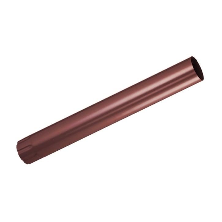 Regenpijp | Staal | Ø 120 mm | 8017 - Chocoladebruin | Lengte = 3 m #1