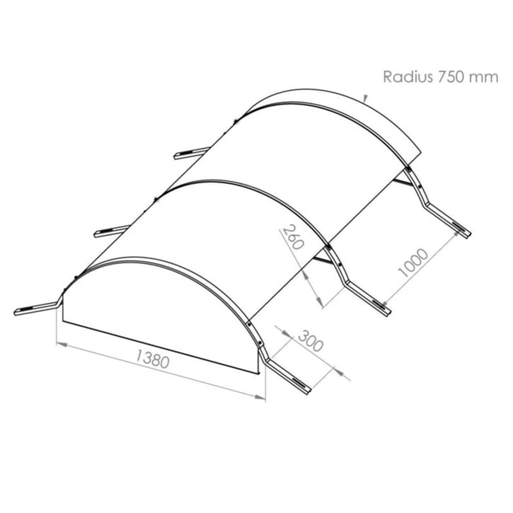 Atlas ventilatienok | Type 1380 | Pettalite   | Lengte 15,00 m #7