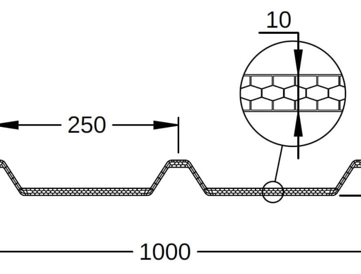 Stabilight lichtstraat | Type GT38/10 | Dagmaat 1,50 m #8