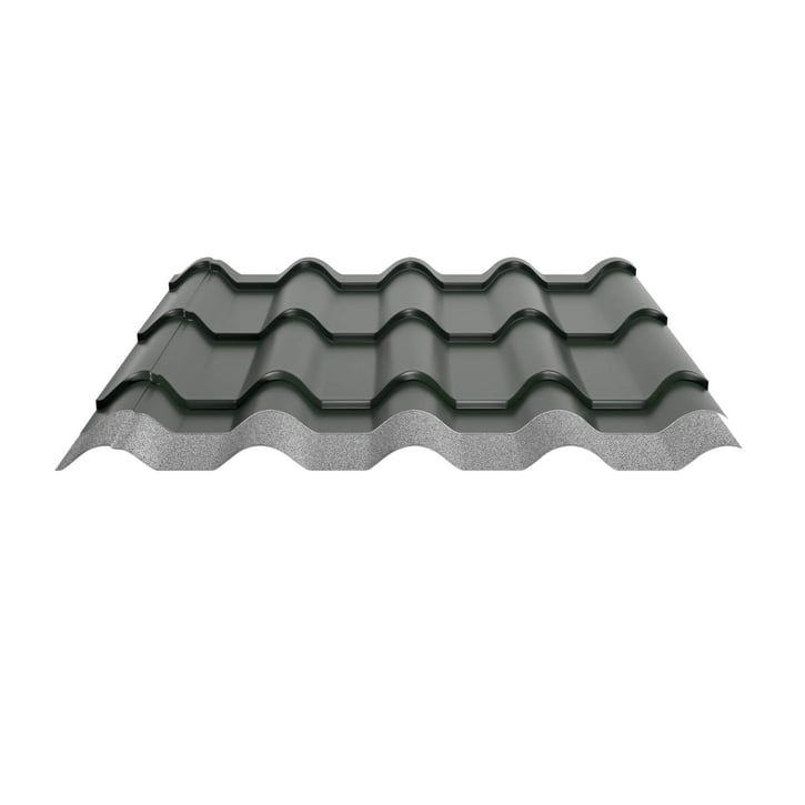 Dakpanplaat EUROPA | Anti-Drup 700 g/m² | Staal 0,63 mm | 25 µm Polyester | 6020 - Chroomoxydegroen #4