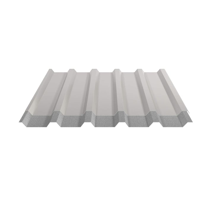 Damwandplaat 35/207 | Dak | Anti-Drup 1000 g/m² | Staal 0,50 mm | 25 µm Polyester | 9002 - Grijswit #5