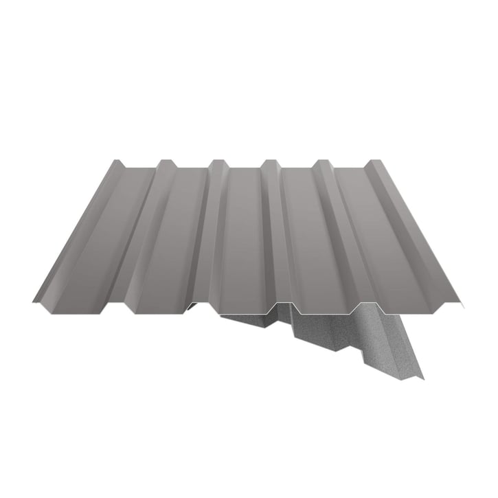Damwandplaat 35/207 | Dak | Anti-Drup 1000 g/m² | Staal 0,50 mm | 25 µm Polyester | 9007 - Grijs aluminiumkleuri #6