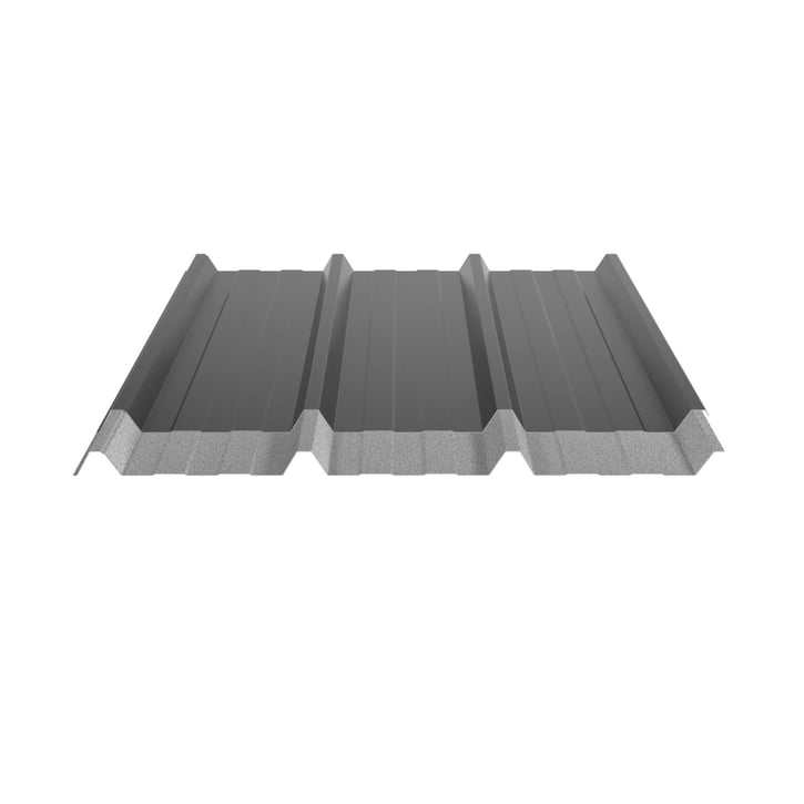 Damwandplaat 45/333 | Dak | Anti-Drup 1000 g/m² | Staal 0,50 mm | 25 µm Polyester | 9005 - Gitzwart #5