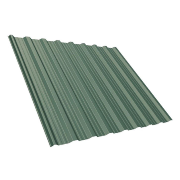 Damwandplaat T18DR | Dak | Anti-Drup 700 g/m² | Staal 0,75 mm | 25 µm Polyester | 6005 - Mosgroen #2